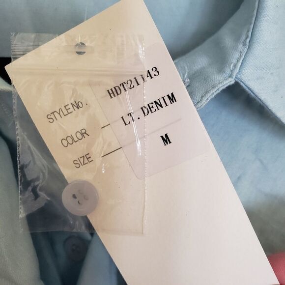 Hot & Delicious Ruffle Button Front Long Sleeve - Picture 3 of 6